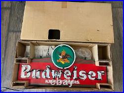 NOS Vintage 1995 Budweiser King of Beers Promotional Neon Sign Pickup Only