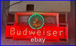 NOS Vintage 1995 Budweiser King of Beers Promotional Neon Sign Pickup Only