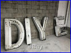 Neon Channel Large Letters Lot Diy Vintage Sign Advertising Do It Yourself