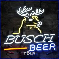 Neon Light Busch Beer Bar Deer Sign Vintage Boutique Workshop Home Wall Decor