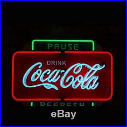 Neon Light Sign Coa Cola Vintage Beer Drinking Bar Wall Decor