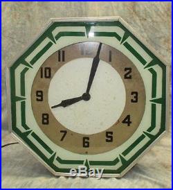Neon Products Lima Ohio Lighted Electrical Clock Vintage Advertising Sign