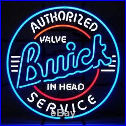 Neon Sign GM Vintage Style Buick Dealer metal grid 1950's Man cave Mechanic lamp