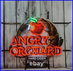 Neon Signs Beer Bar Bedroom Angry Orchard Hard Cider Sign Glass Neon Signs for O