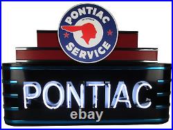 Neonetics'Pontiac Art Deco' neon sign vintage style neon art