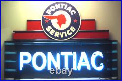 Neonetics'Pontiac Art Deco' neon sign vintage style neon art