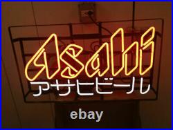 New Asahi Gift Vintage Beer Neon Light Sign Custom Neon Glass Lamp Artwork