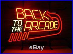 New Back To The Arcade Vintage Beer Neon Sign 20x16