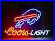 New_Buffalo_Bills_Coors_Light_Neon_Sign_17x14_Light_Lamp_Real_Glass_Vintage_01_amx