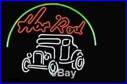 New Hot Rod Vintage Car Garage Man Cave Neon Sign 20x16