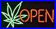 New_Marijuana_Open_Leaf_Weed_Neon_Sign_20x16_Light_Lamp_Club_Artwork_Vintage_01_vw