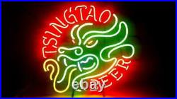 New Tsingtao Handmade Bistro Glass Neon Craft Vintage Neon Beer Sign Neon Sign