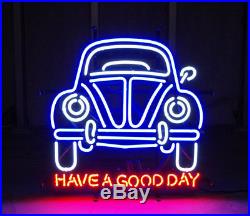 New Vintage Car Garage Have A Good Day Light Neon Sign 32x24