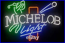 New Vintage Michelob Ultra Light Golf Neon Light Sign 19x15