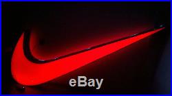 Nike Logo XXXL Sign Neon 79 Light Vintage Display Store Swoosh Advertising Red