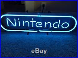 Nintendo Neon Vintage Rare Display Sign Working Perfectly Model NESM04RB