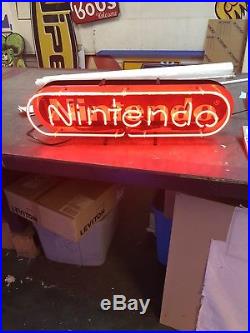 Nintendo Vintage Neon Sign Model NESM37XB Rare Display Working Perfectly