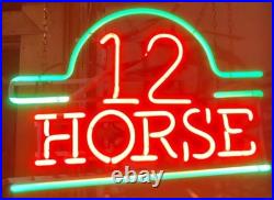 Old Genesee Neon Sign Vintage 12 Horse Rare
