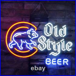 Old Style Beer Custom Boutique Artwork Neon Light Sign Store Decor Vintage 19