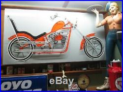 One of Kind Large Vintage Neon Motorcycle Sign (3'x6')