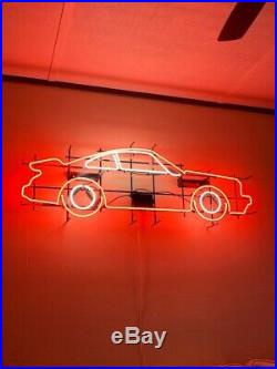 One of Kind Vintage Neon Porsche Sign 2' height x 4' length