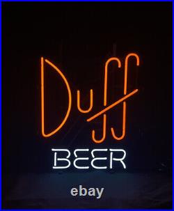 Orange Duff Beer Custom Neon Light Sign Display Vintage Beer Bar Sign 17