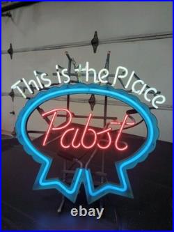 Original Pabst Beer Neon Sign / Vintage Pabst Beer Wall Signs Alcohol Bar Game