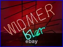 Original Vintage 1980s Widmer Bier Neon Sign Hanging Widmer Brothers Beer Neon