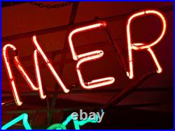 Original Vintage 1980s Widmer Bier Neon Sign Hanging Widmer Brothers Beer Neon