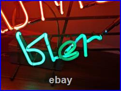 Original Vintage 1980s Widmer Bier Neon Sign Hanging Widmer Brothers Beer Neon