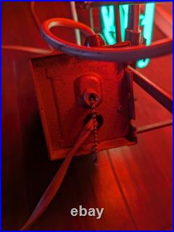 Original Vintage 1980s Widmer Bier Neon Sign Hanging Widmer Brothers Beer Neon