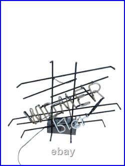 Original Vintage 1980s Widmer Bier Neon Sign Hanging Widmer Brothers Beer Neon