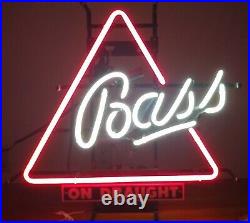 Original Vintage Bass Beer Neon Sign On Draught