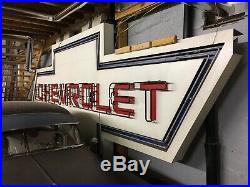 Original Vintage Chevrolet Dealership Neon Sign