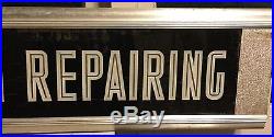 Original Vintage, Neon Products Inc. NPI, Watch Repairing Sign, Light, Rare