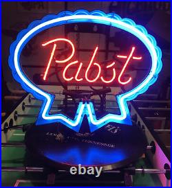 Original vintage pabst blue ribbon Neon Light Advertising Sign Not Reproduction