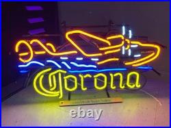 PICK UP ONLY? RARE VINTAGE Corona Seaplane Neon Beer Bar Aviation Sign Light