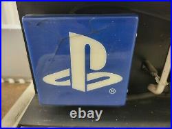 PS2 Sony PlayStation 2 Neon Vintage Official Store Display Sign
