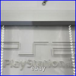 PS2 Sony PlayStation 2 Vintage Official Store Display Sign Works Lights Hangs