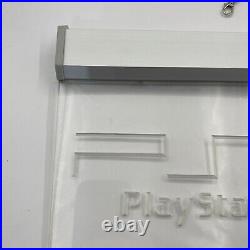 PS2 Sony PlayStation 2 Vintage Official Store Display Sign Works Lights Hangs