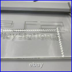 PS2 Sony PlayStation 2 Vintage Official Store Display Sign Works Lights Hangs