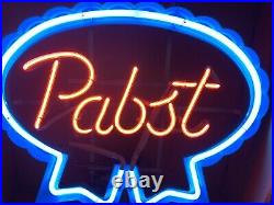 Pabst Blue Ribbon Beer Neon Vintage NOS Window Sign 1983 New In Box NIB Rare