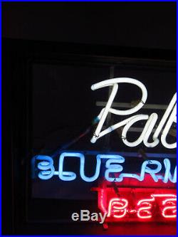 Pabst Blue Ribbon Neon Lighted Sign Vtg 60's with Franceformer Transformer