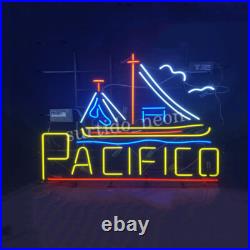 Pacifico Boat Vintage Neon Sign Light Glass Garage Bar Pub Wall Decor 24x20