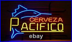 Pacifico Swordfish Neon Light Sign Vintage Style Bar Wall Gift Glass 17