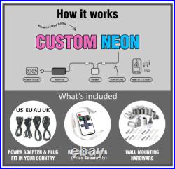 Personalized Custom Neon Sign Led Night Lights for Home Decor Events & Business