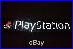 Playstation Illuminated Neon Display Sign 36 Inches 1998 Vintage Clean & Tested