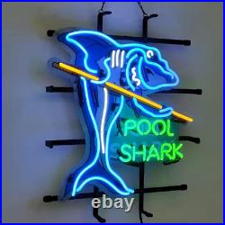 Pool Shark Neon Sign Handmade Real Glass Neon Tube Vintage Neon Light for Home B