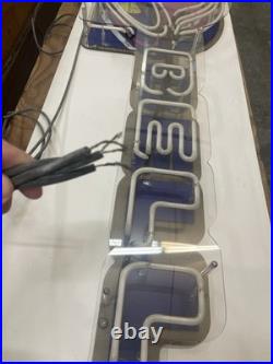 RARE 8FT Vintage Taco Bell Neon -Authentic UL Listed Working-With Original Crate