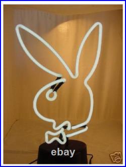 RARE PLAYBOY 16 Bunny Pink Neon Glass Light Sculpture 2003 Vintage NiB LAST ONE